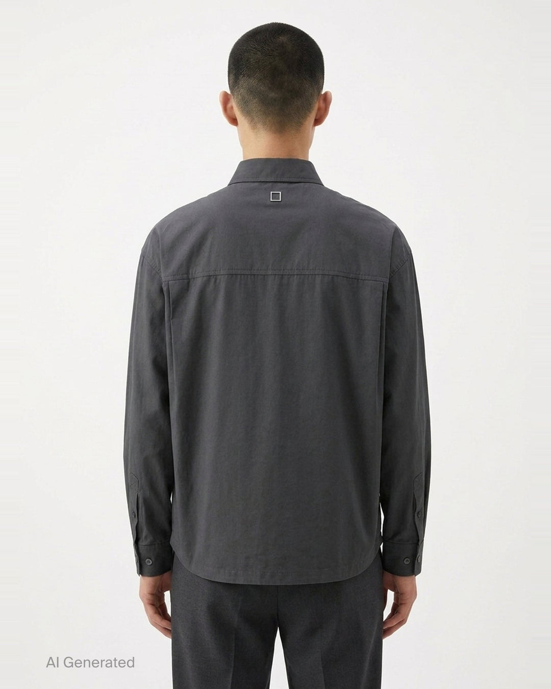 Nice Cotton Long Sleeve Shirt | Wooyoungmi | Club21 - back
