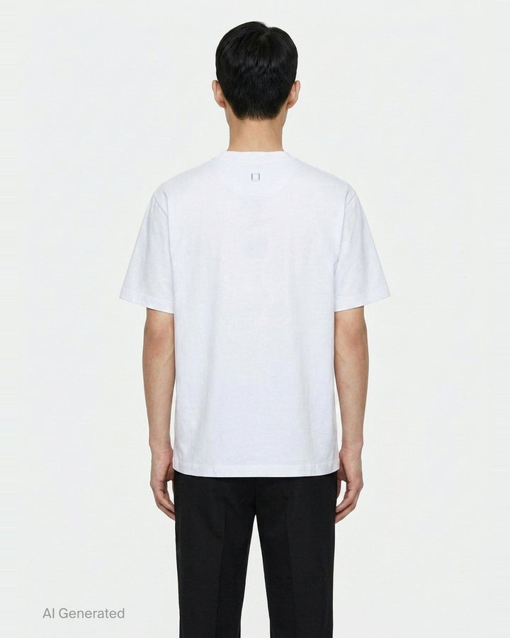 Nice Cotton Tee | Wooyoungmi | Club21 - back