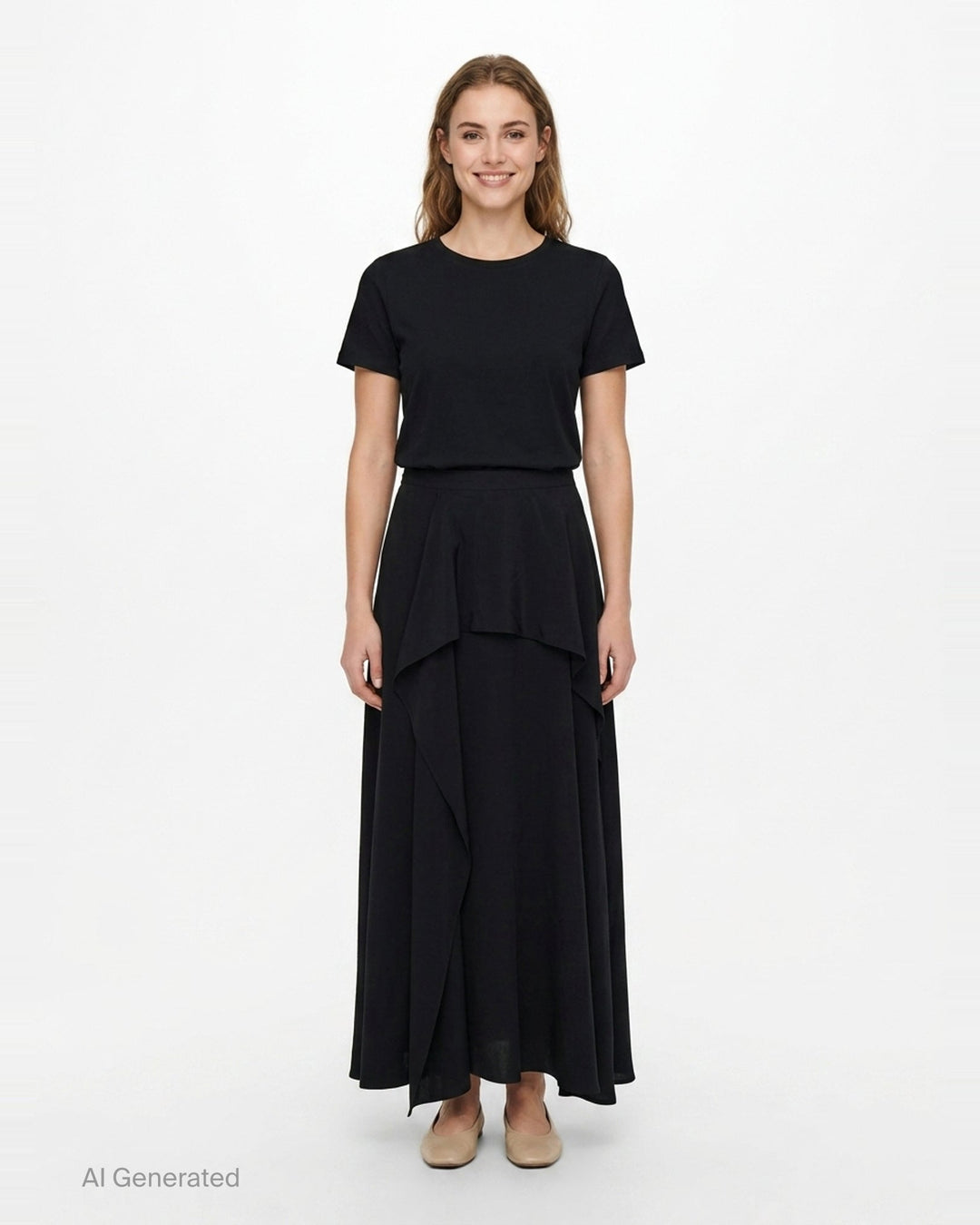 Asymmetric Drape Skirt | Y's | Club21 - front