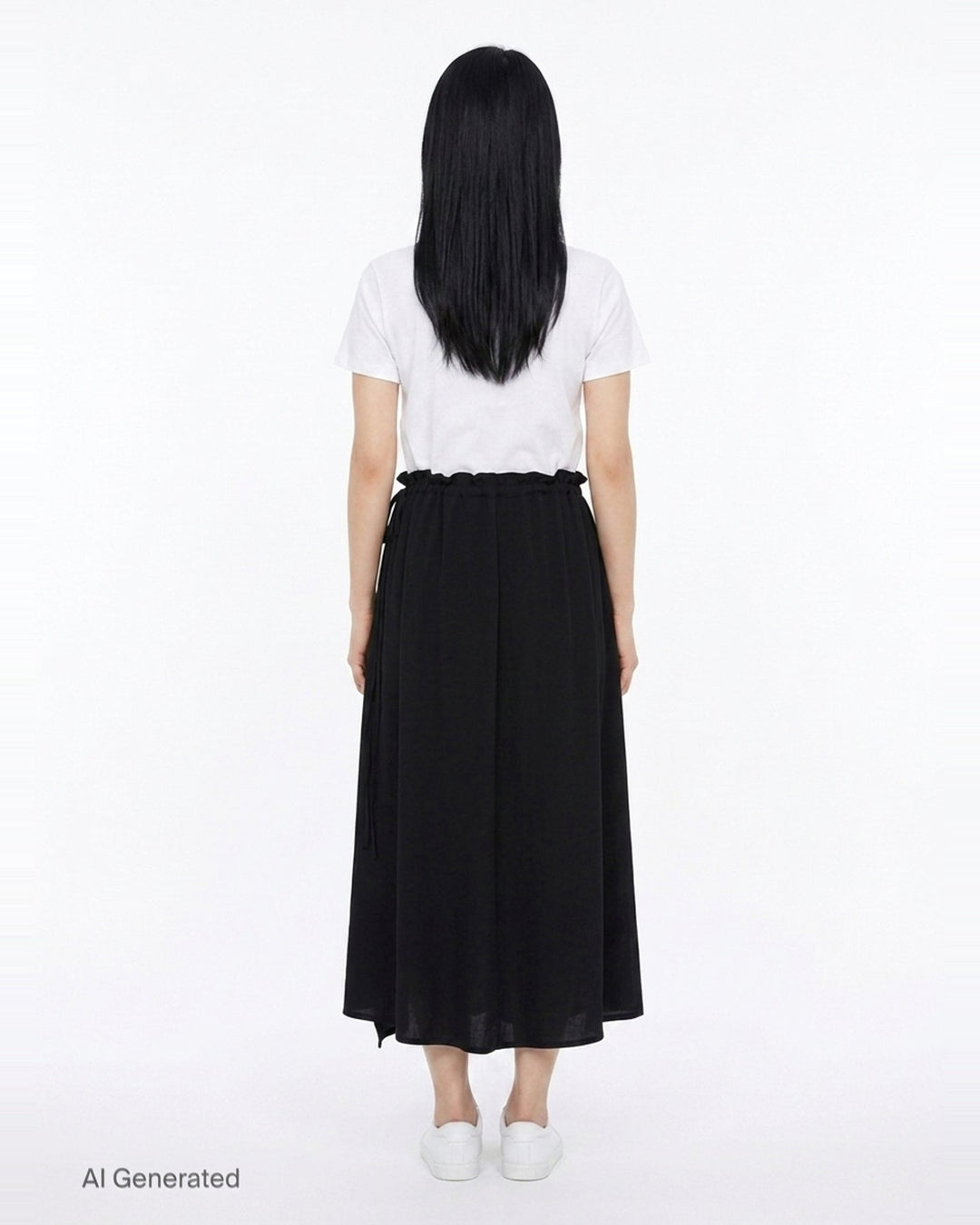 Balloon Draped Midi Skirt | Y's | Club21 - back