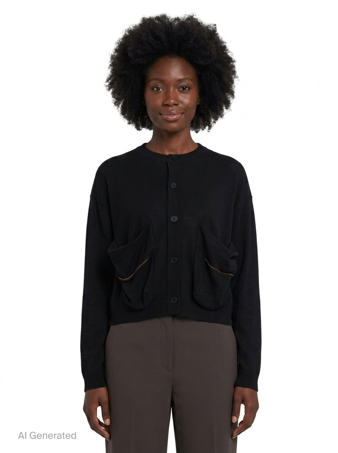 Big Pocket Short Cardigan | Y's | Club21 - front