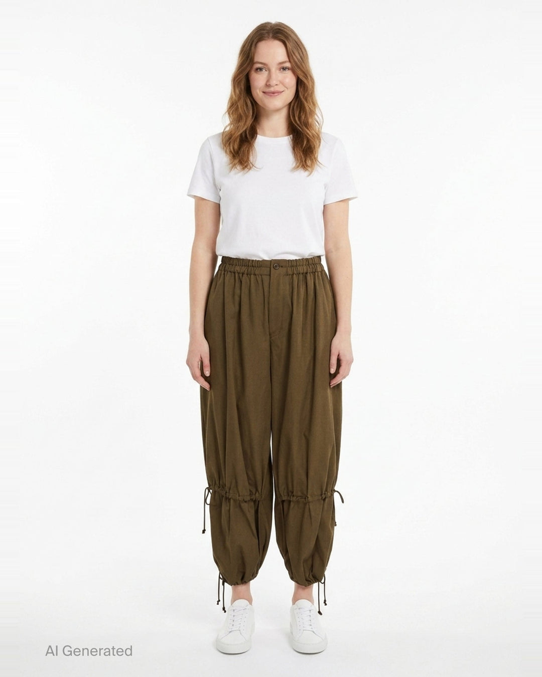Double Gather Pants | Y's | Club21 - front