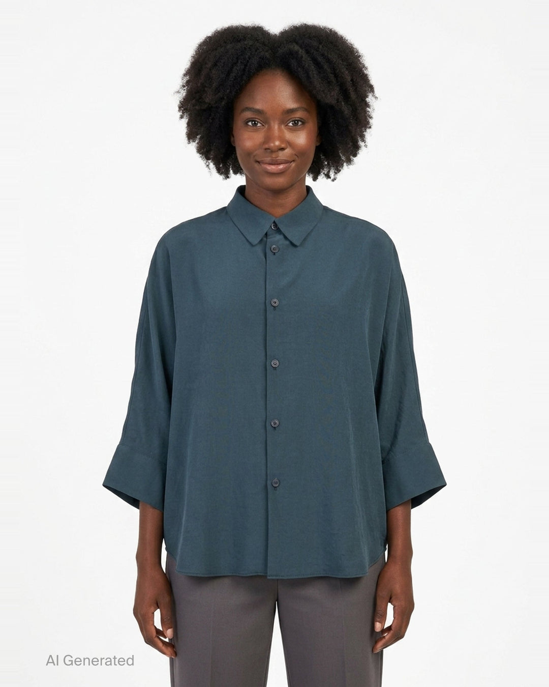 Half Sleeve Cape Shirt | Y's | Club21 - front