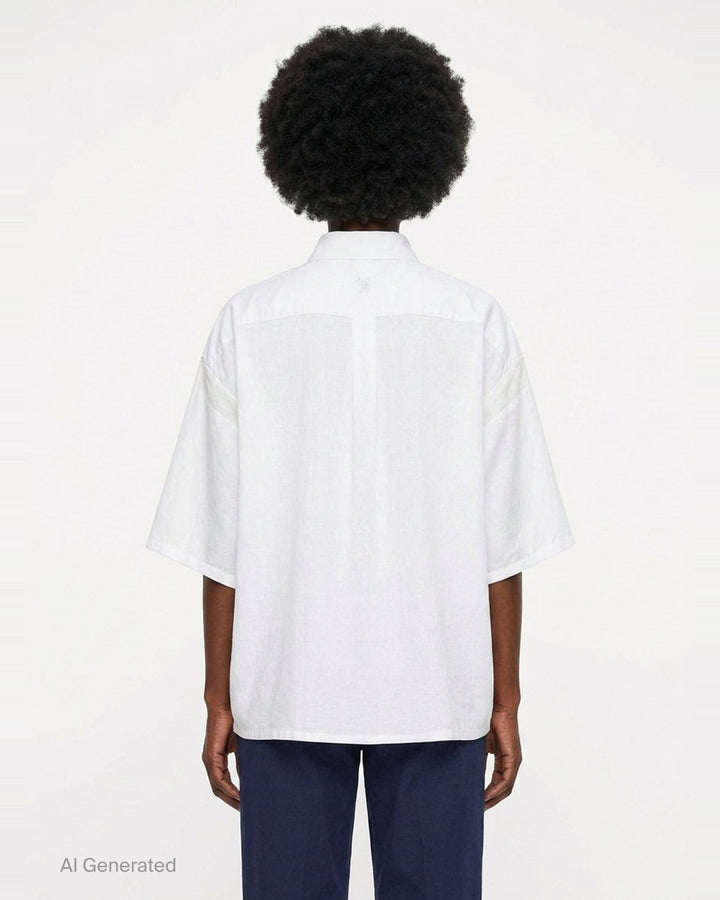 Half Sleeve Rib Blouse | Y's | Club21 - back