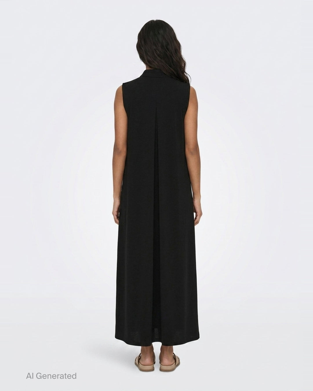 Sleeveless Stand Collar Dress | Y's | Club21 - back