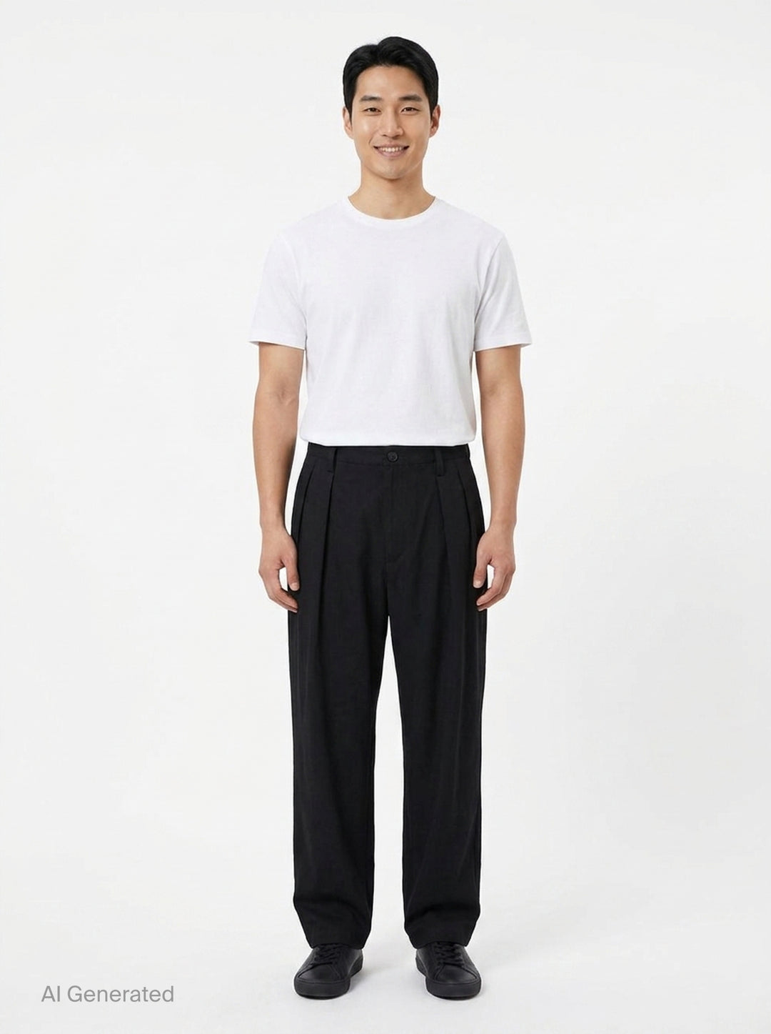 2 Tuck Slim Pants | Yohji Yamamoto | Club21 - front