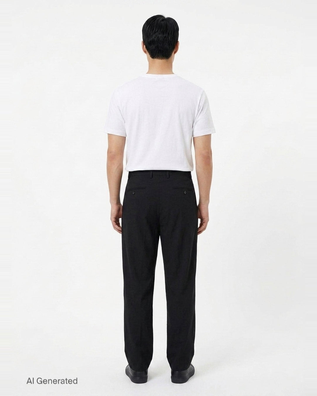 2 Tuck Slim Pants | Yohji Yamamoto | Club21 - back