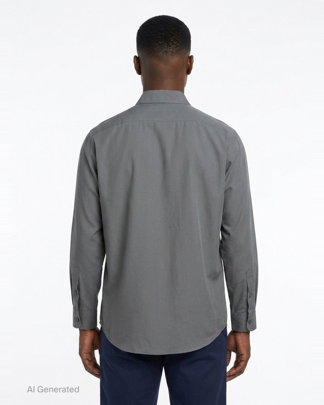 Double Pocket Long Sleeve Shirt | Yohji Yamamoto | Club21 - back