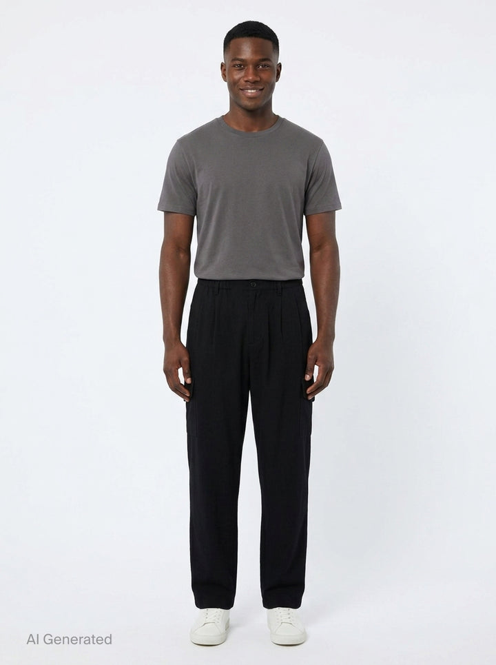 Gusset Cargo Pants | Yohji Yamamoto | Club21 - front