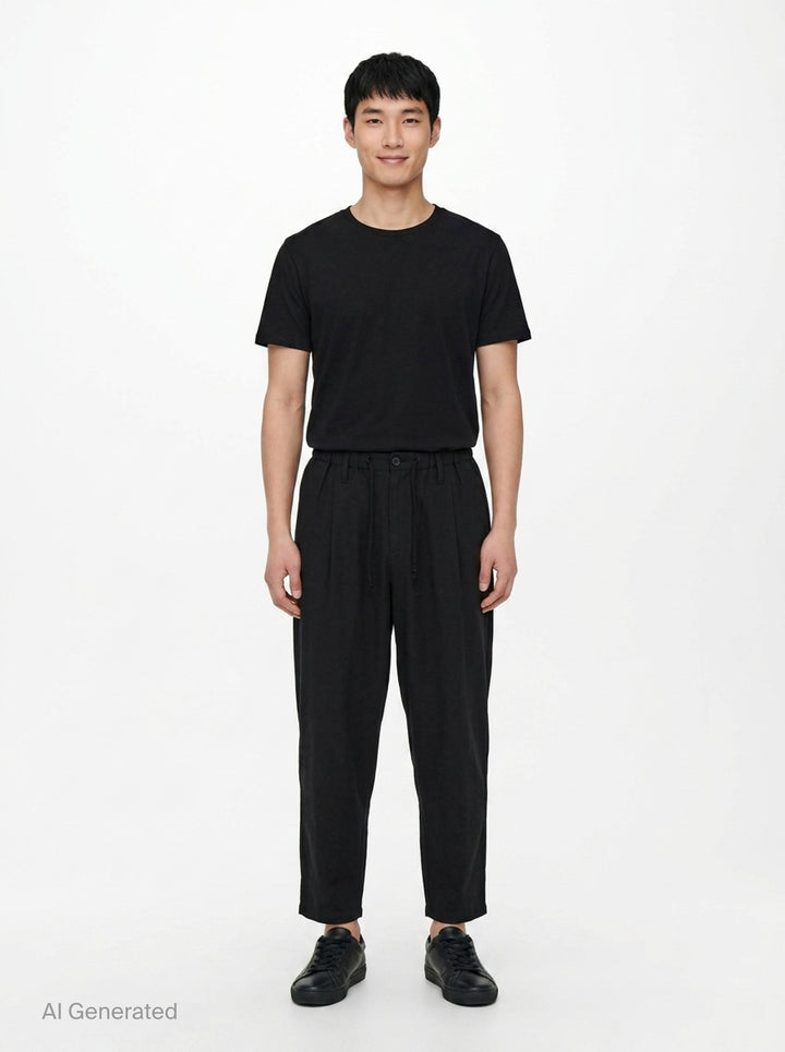 New Standard String Pants | Yohji Yamamoto | Club21 - front