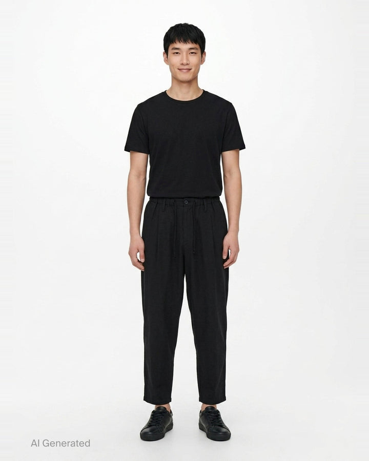 New Standard String Pants | Yohji Yamamoto | Club21 - front