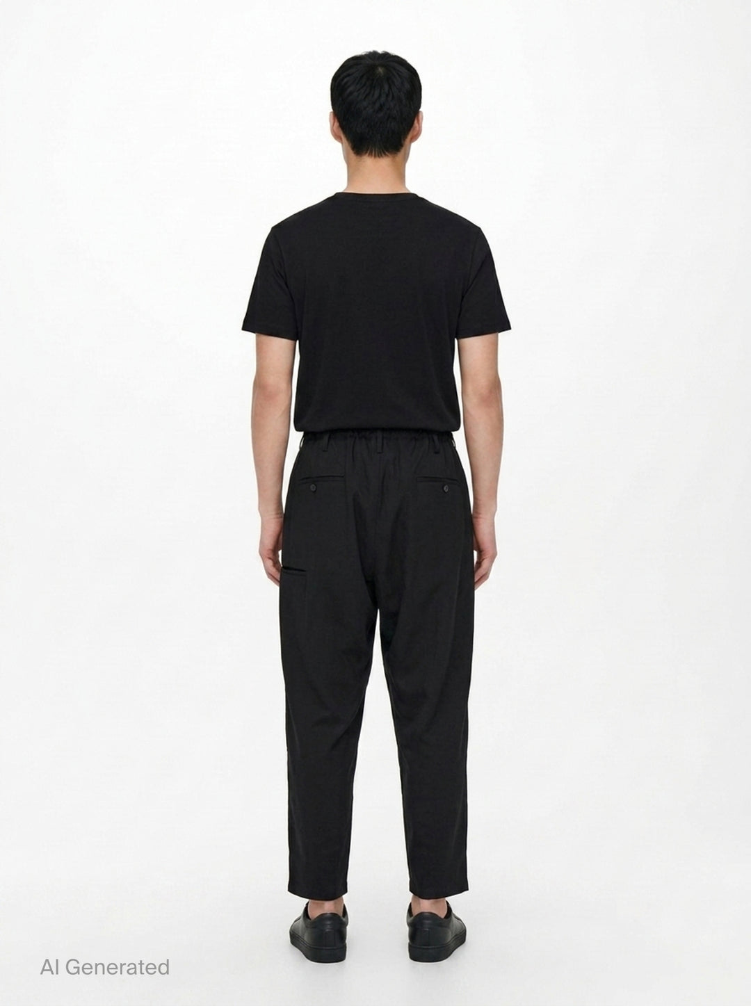 New Standard String Pants | Yohji Yamamoto | Club21 - back