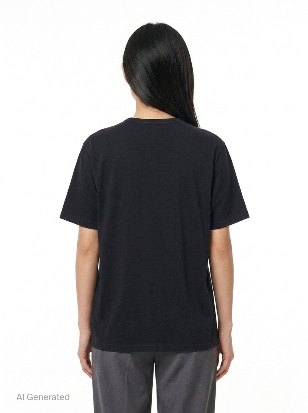 Painted Figure Short Sleeve Tee | Yohji Yamamoto | Club21 - back