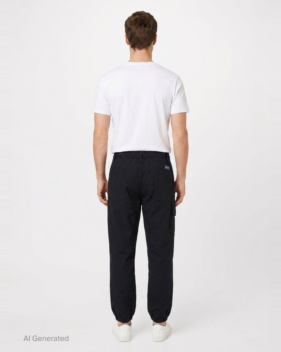 Rib Flap Pocket Pants | Yohji Yamamoto | Club21 - back