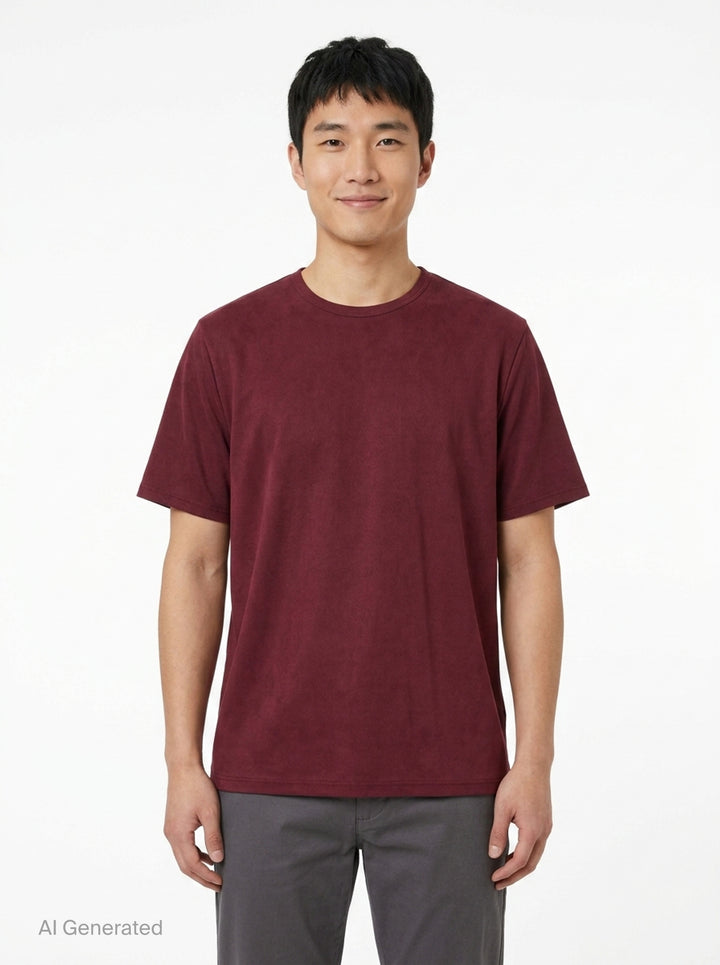Round Neck Short Sleeve Tee | Yohji Yamamoto | Club21 - front