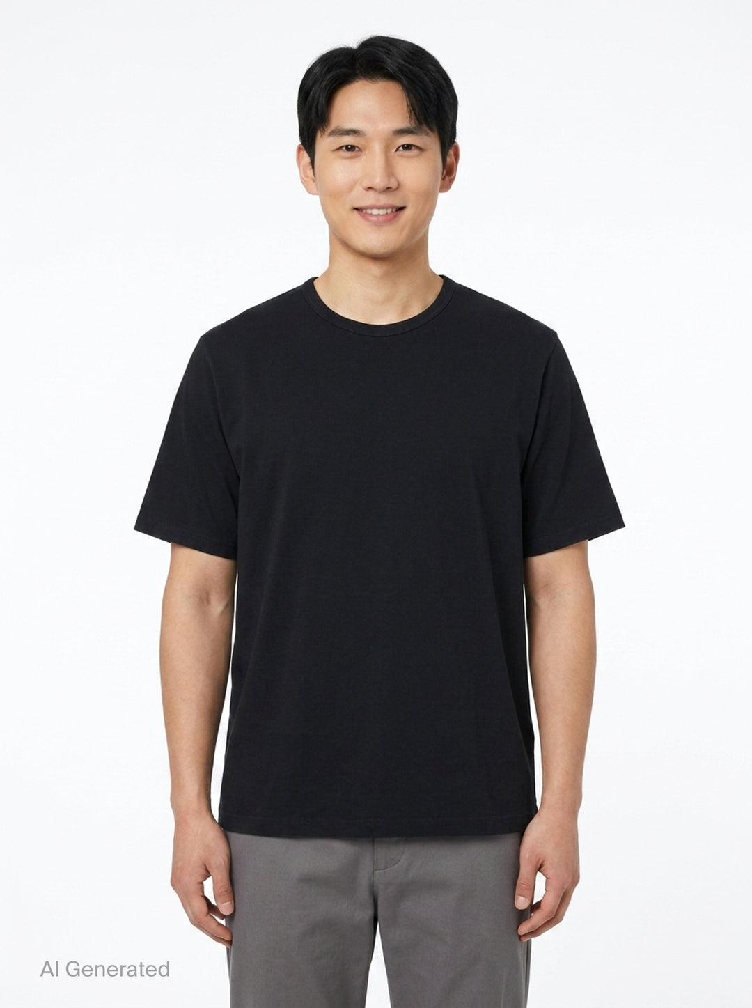 Round Neck Short Sleeve Tee | Yohji Yamamoto | Club21 - front