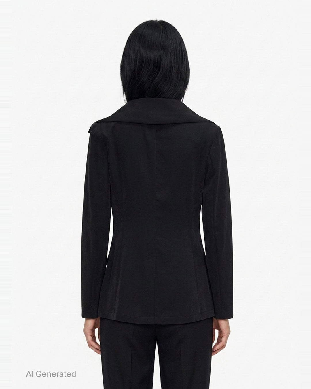 Stole Detail Single Jacket | Yohji Yamamoto | Club21 - back