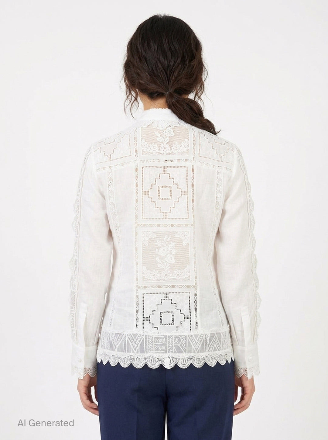 Aster Embroidered Blouse | Zimmermann | Club21 - back