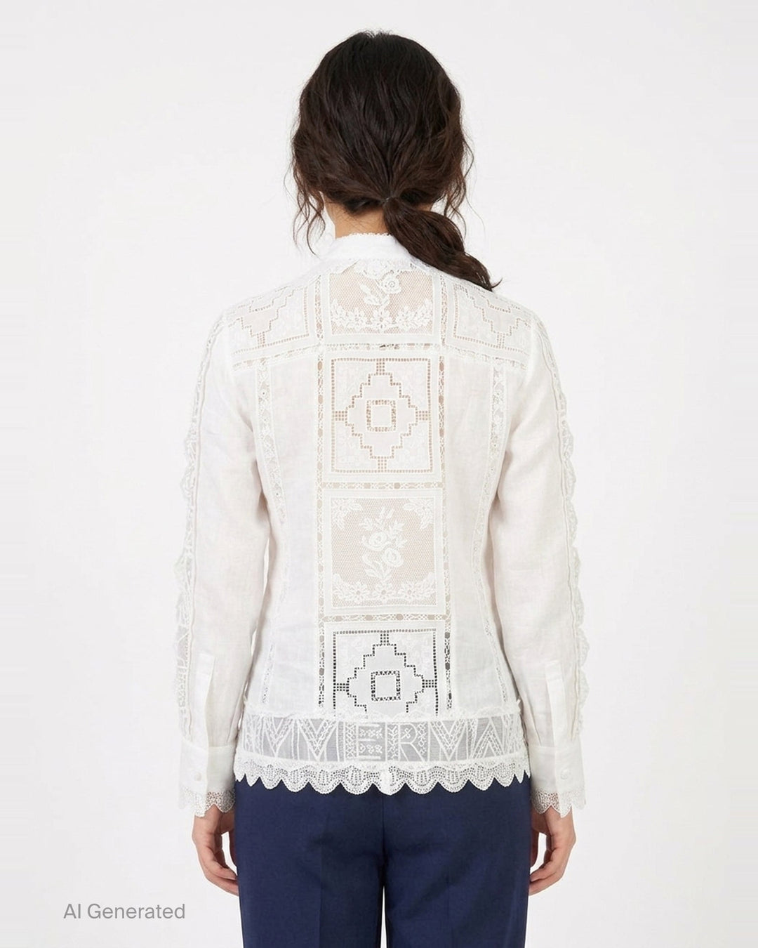 Aster Embroidered Blouse | Zimmermann | Club21 - back