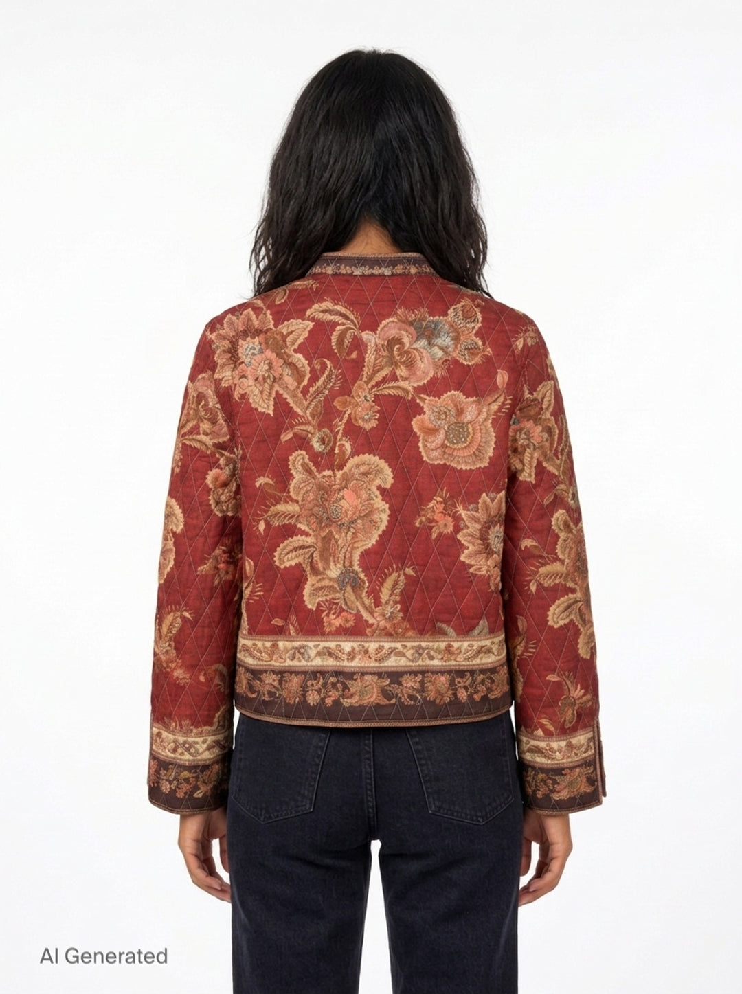 Aster Floral Quilted Jacket | Zimmermann | Club21 - back