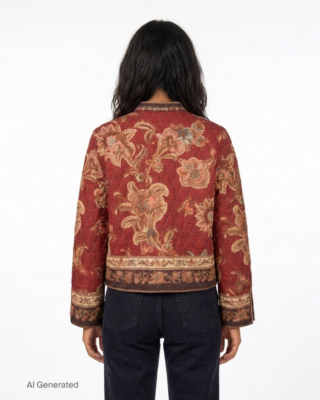 Aster Floral Quilted Jacket | Zimmermann | Club21 - back