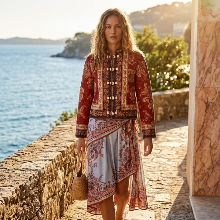 Aster Floral Quilted Jacket | Zimmermann | Club21 - lifestyle