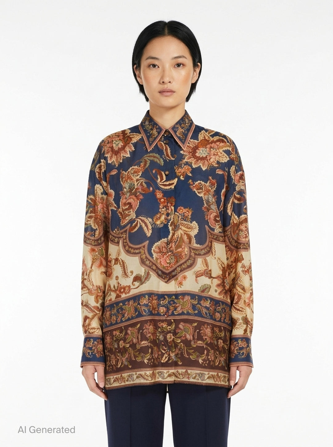 Aster Relaxed Shirt | Zimmermann | Club21 - front