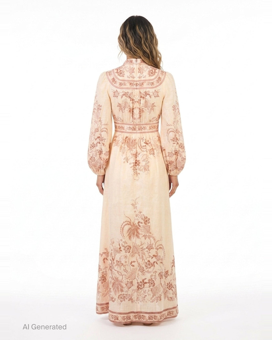 Indra Plunge Midi Dress | Zimmermann | Club21 - back