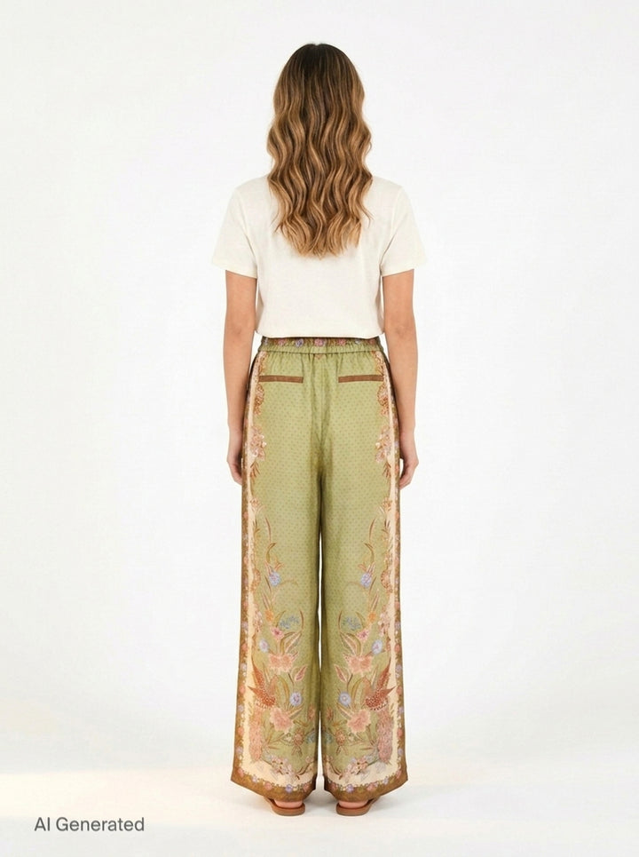 Indra Relaxed Pant | Zimmermann | Club21 - back