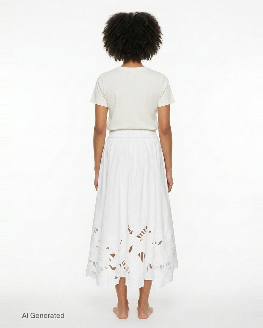 Mahon Embroidered Midi Skirt | Zimmermann | Club21 - back