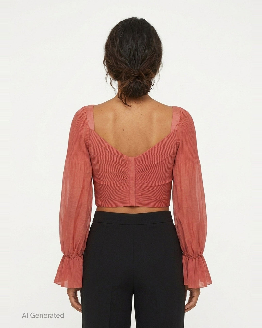 Pleated Bodice Wrap Top | Zimmermann | Club21 - back