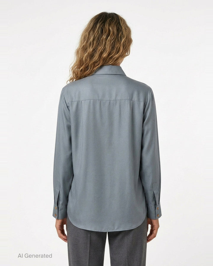 Tassel Tie Neck Blouse | Zimmermann | Club21 - back