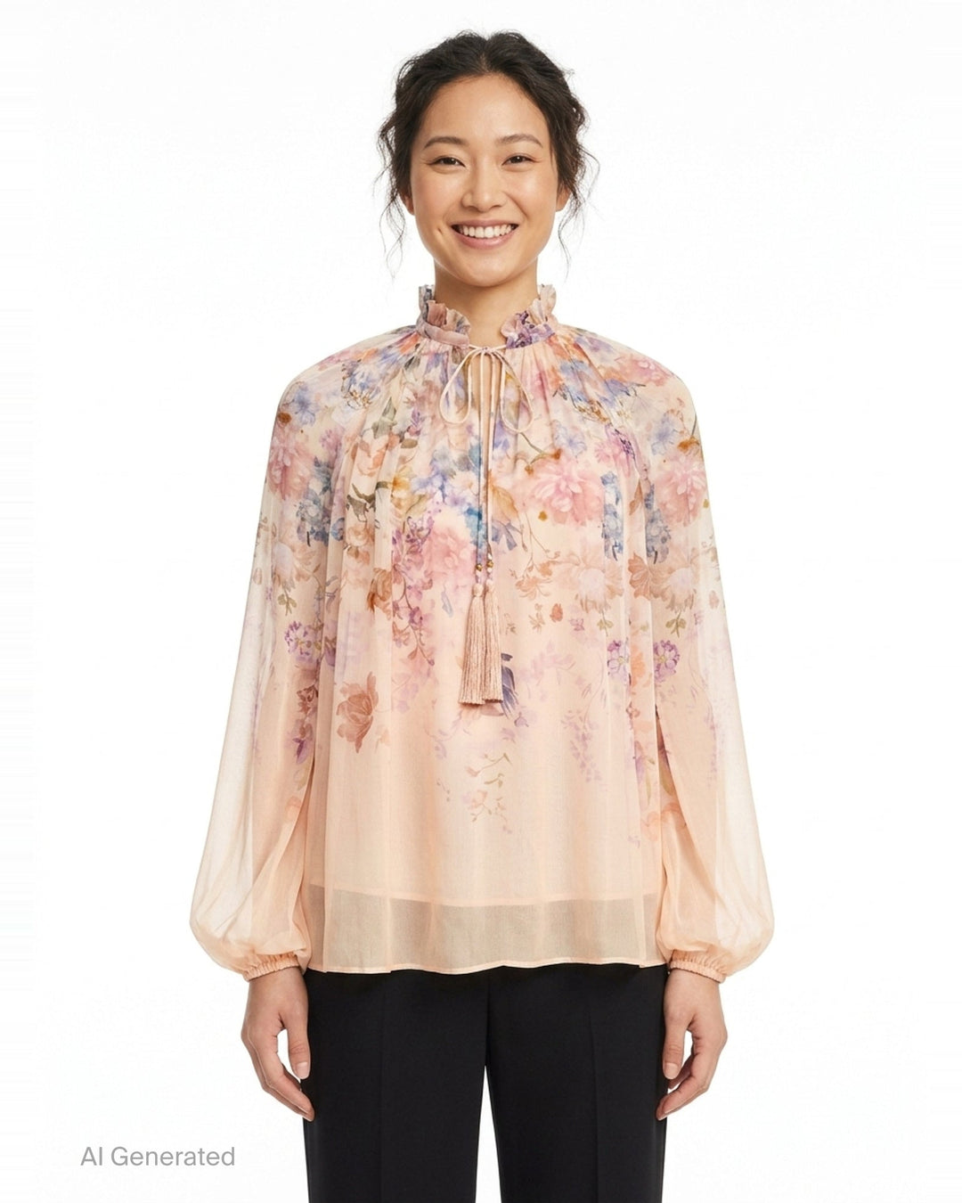 Valiant Billow Blouse | Zimmermann | Club21 - front