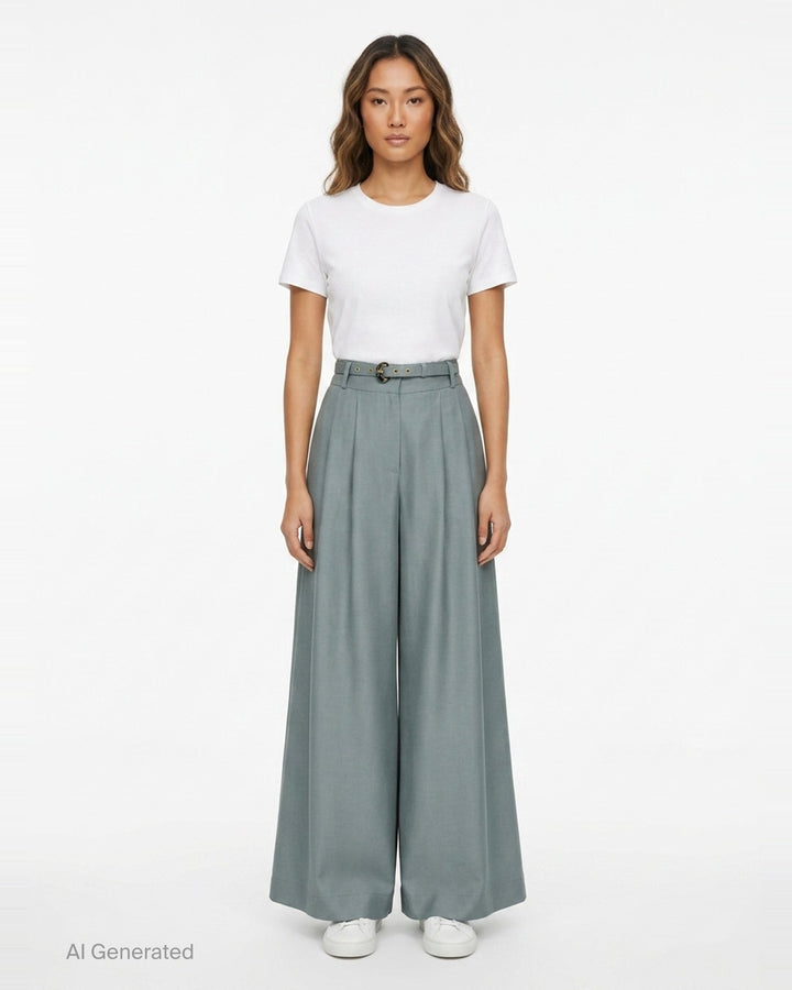 Wide Leg Pants | Zimmermann | Club21 - front