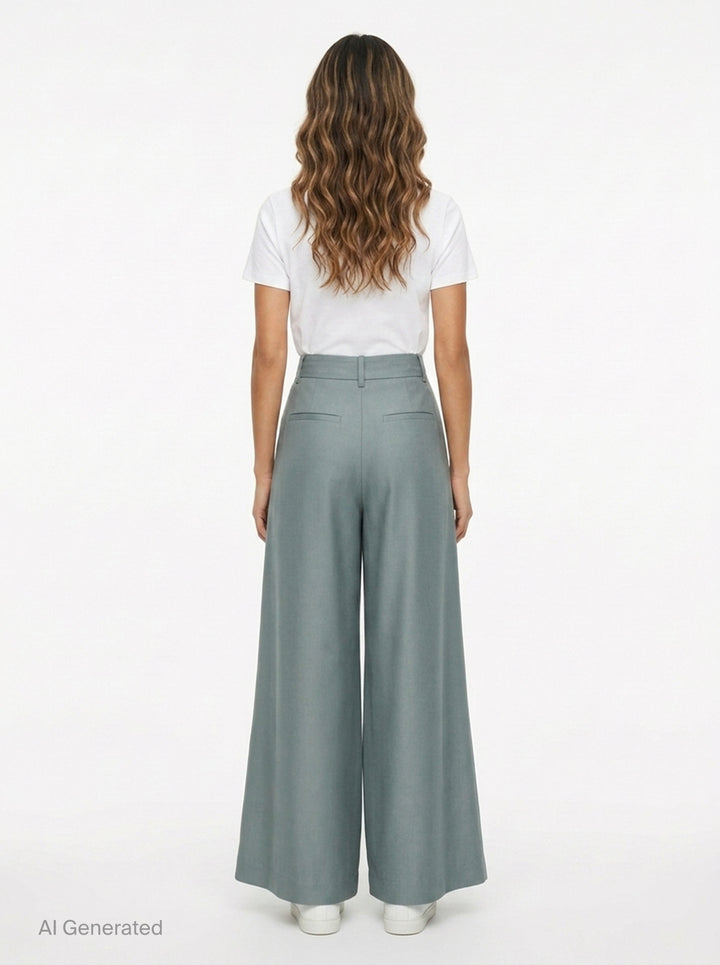 Wide Leg Pants | Zimmermann | Club21 - back