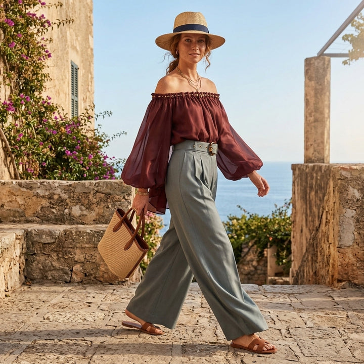 Wide Leg Pants | Zimmermann | Club21 - lifestyle