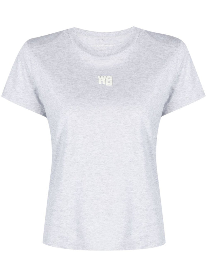 Logo Shrunken Tee In Cotton Jersey