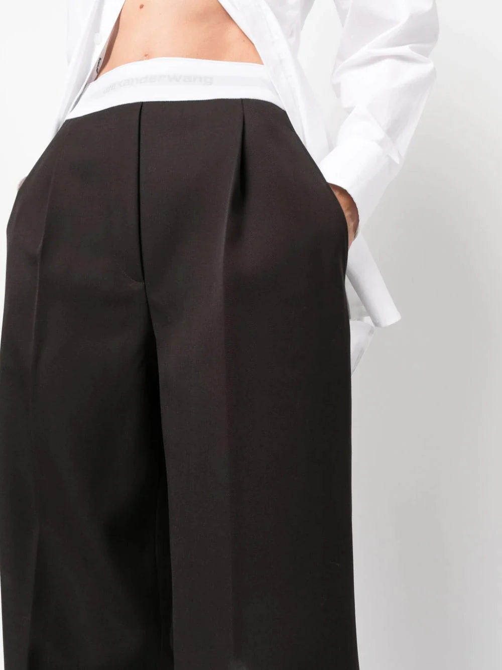 Pleated Trouser In Wool Tailoring