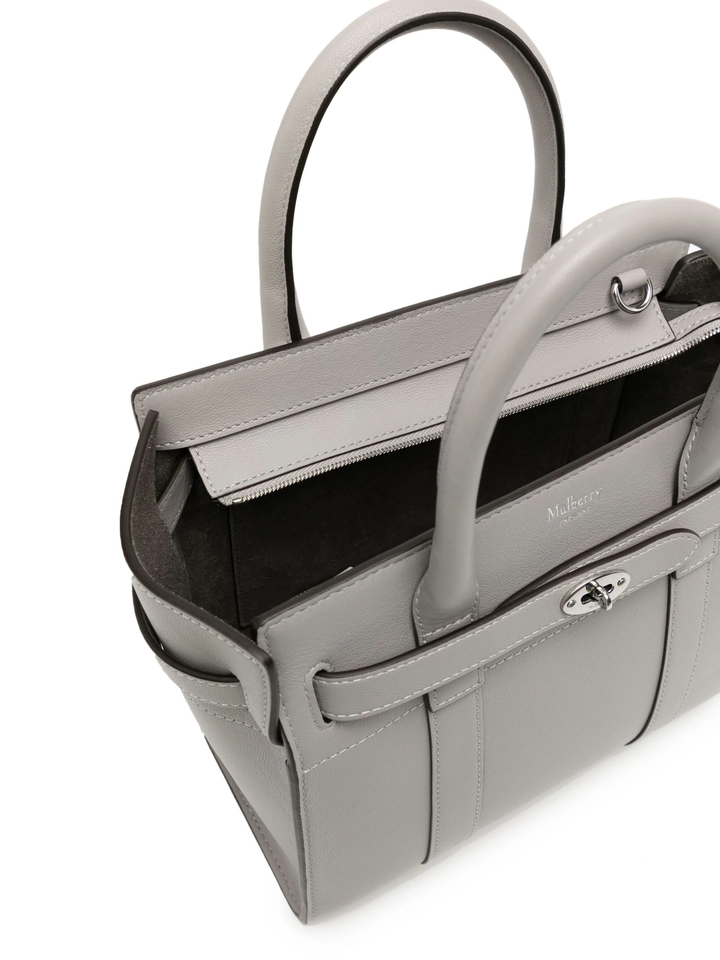 Mini Zipped Bayswater Pale Grey Micro Classic Grain