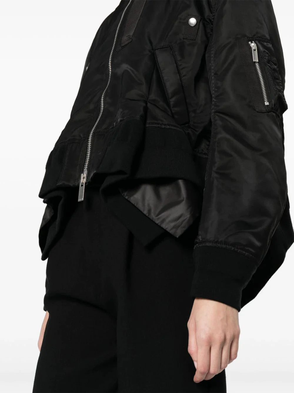 나일론 트윌 블루종