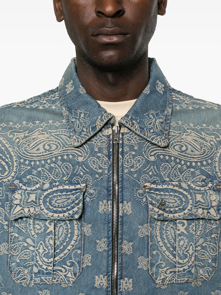 Bandana Jacquard Blouson