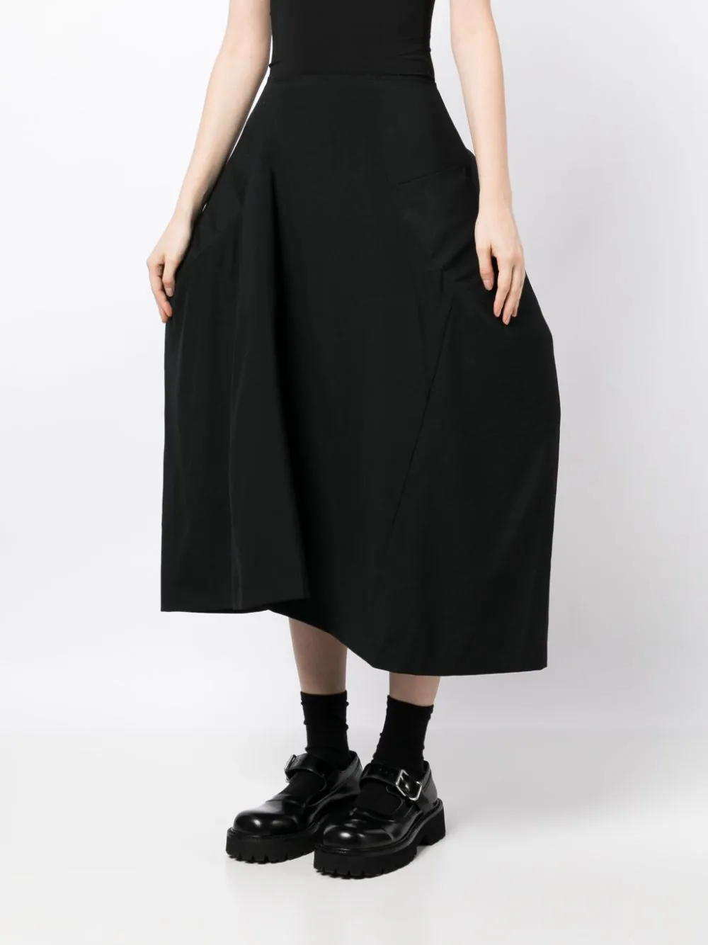 Side Balloon Skirt