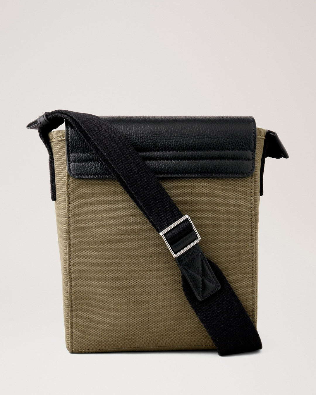 Skye Crossbody Olive & Black Canvas & Small Classic Grain