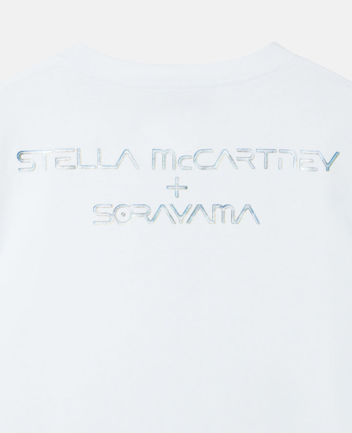 Stella McCartney + Sorayama Vitruvian Woman 오버사이즈 오가닉 코튼 티셔츠