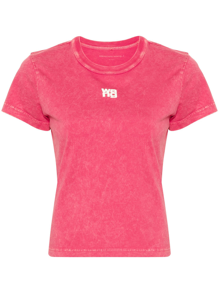 Essential Jersey Shrunk Tee With Puff Logo