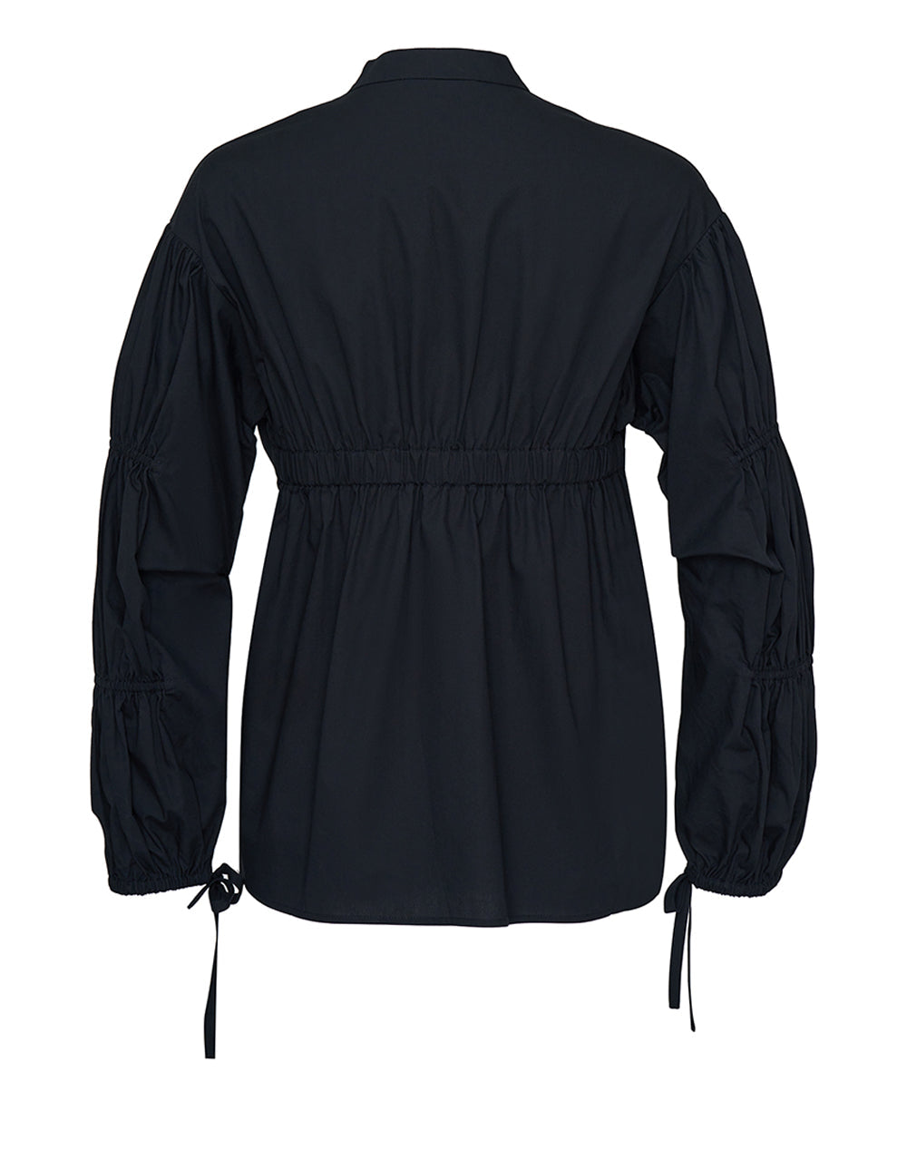 실키 코튼 포플린 탑