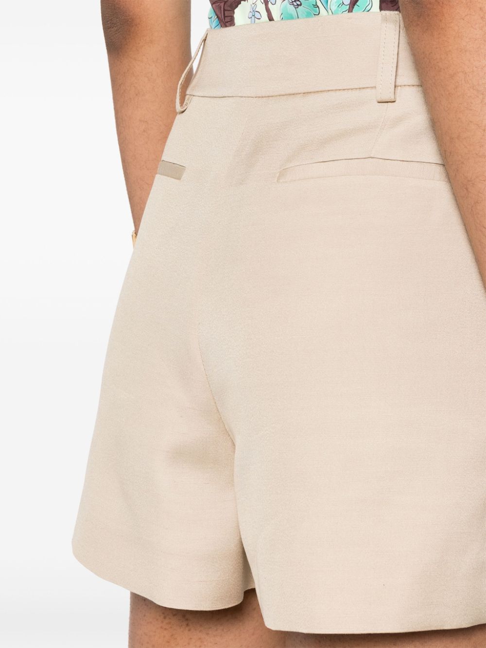 Viscose Tailored Shorts