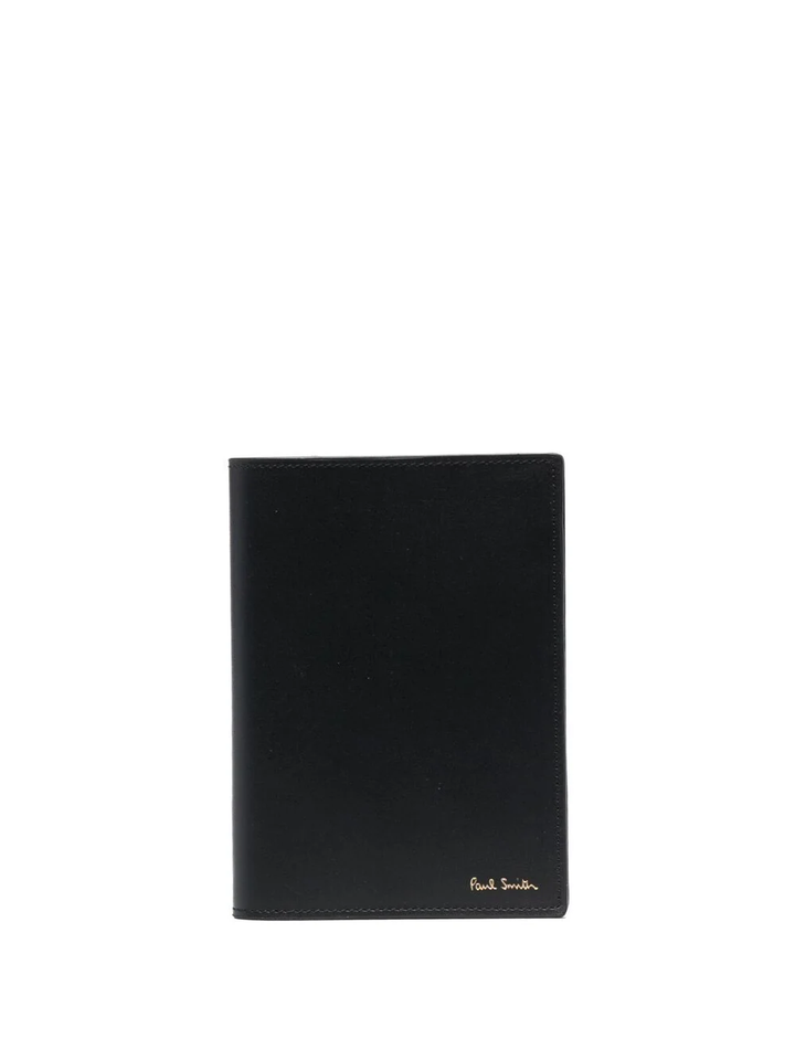 Men 'Signature Stripe' Leather Passport Cover