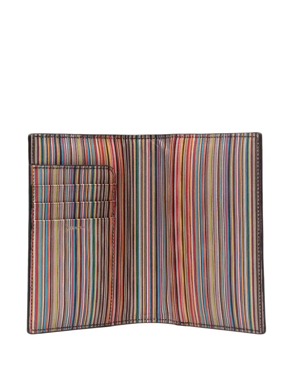 Men 'Signature Stripe' Leather Passport Cover