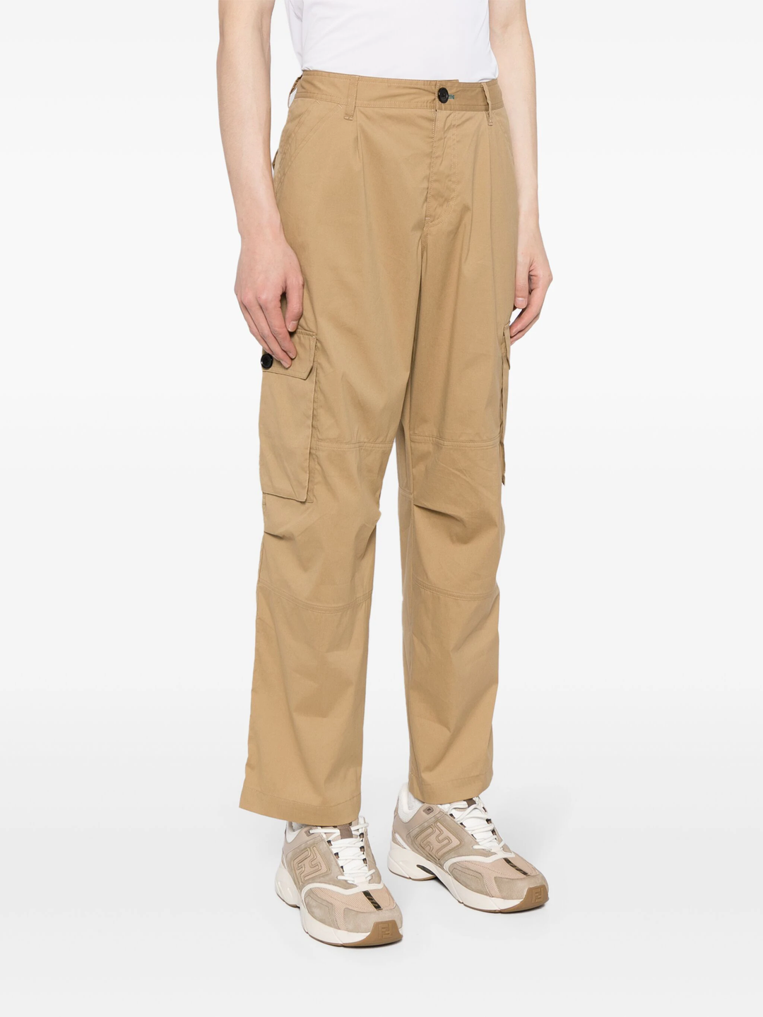 Mens Loose Fit Cargo Trouser